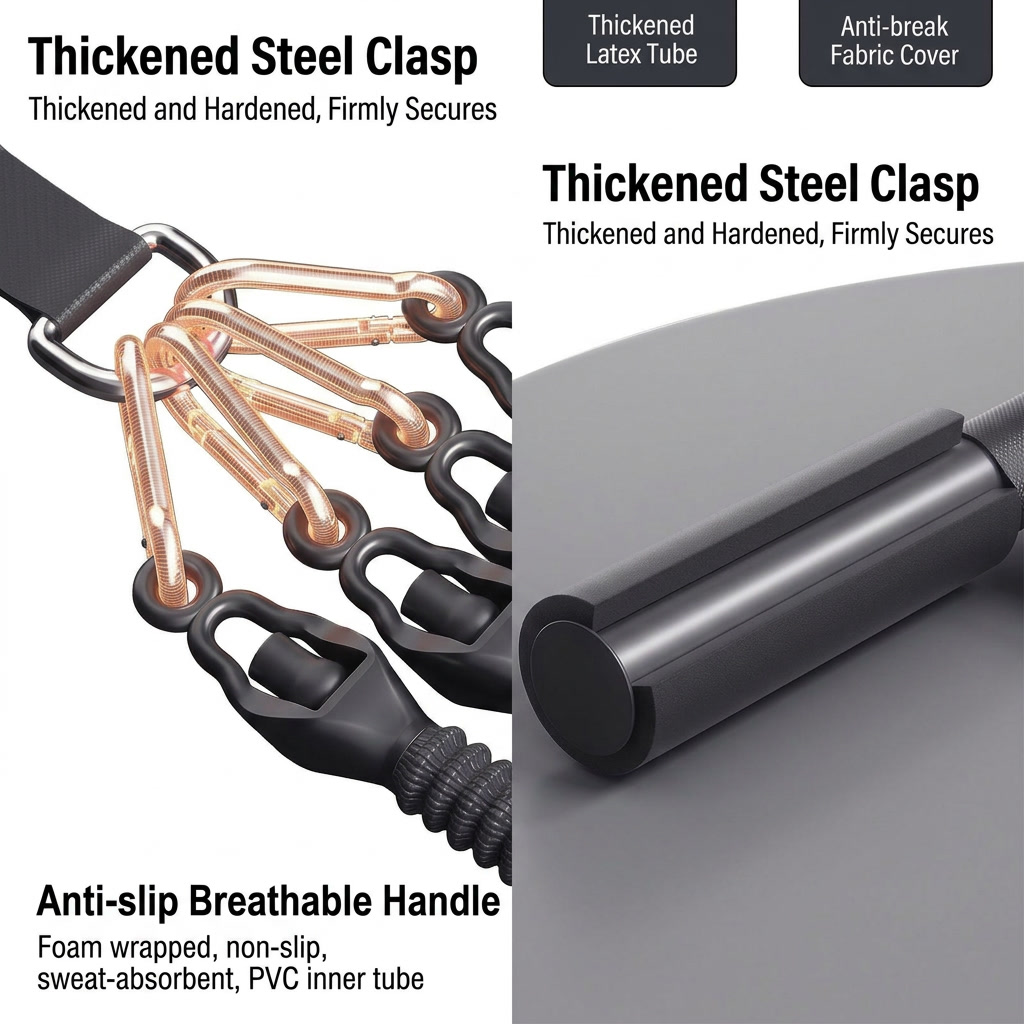 Foot Pedal Resistance Puller Detail - Professional Abdominal Trainer